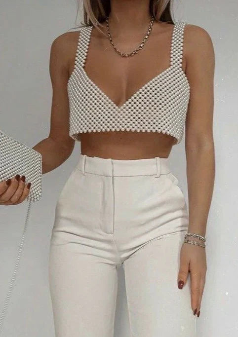 Kaley | Pearl Sleeveless Top