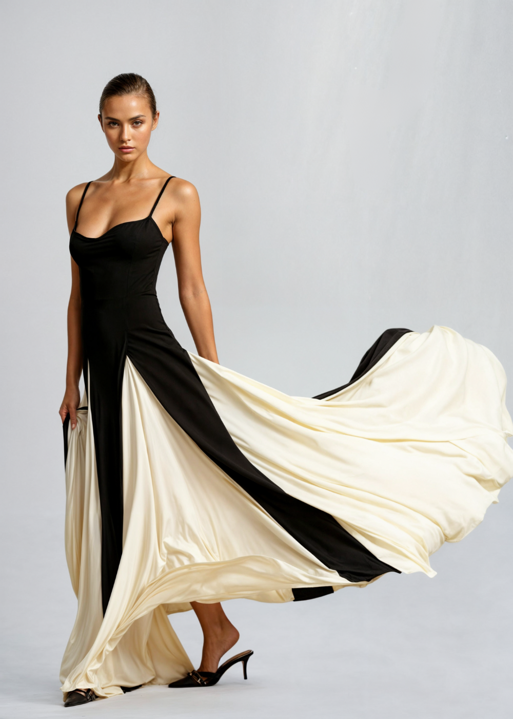 Salem - Women’s elegant maxi dress with flowing design