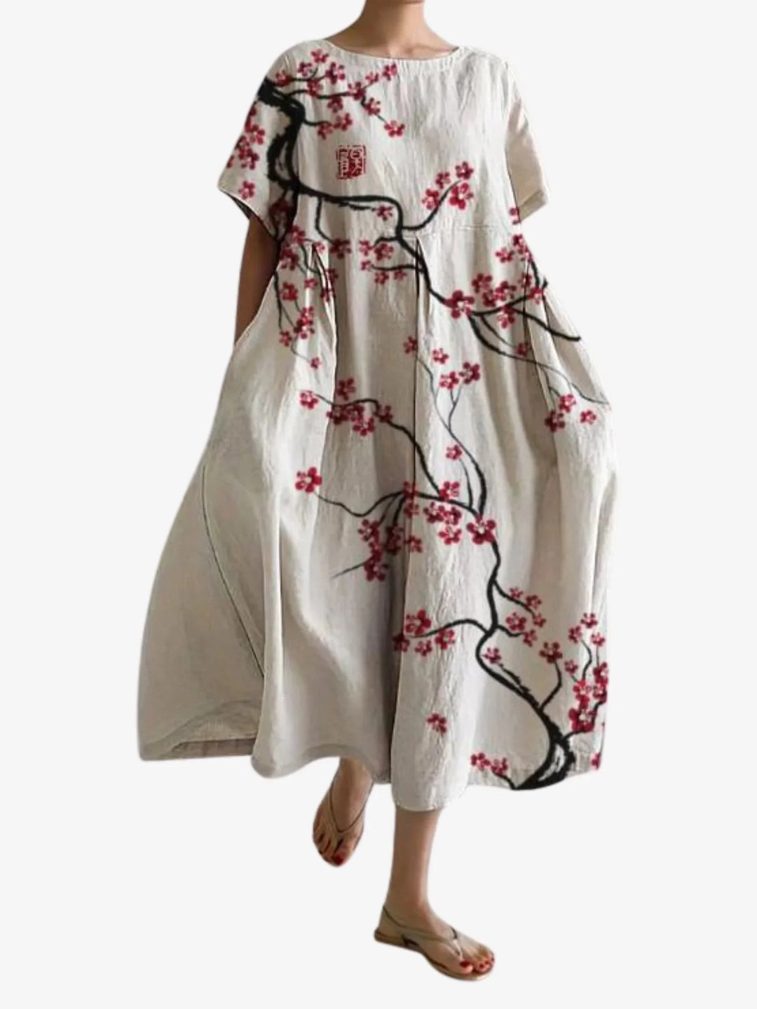 "Jailyn floral maxi dress in soft, breathable fabric with a relaxed, comfortable design perfect for casual outings and…