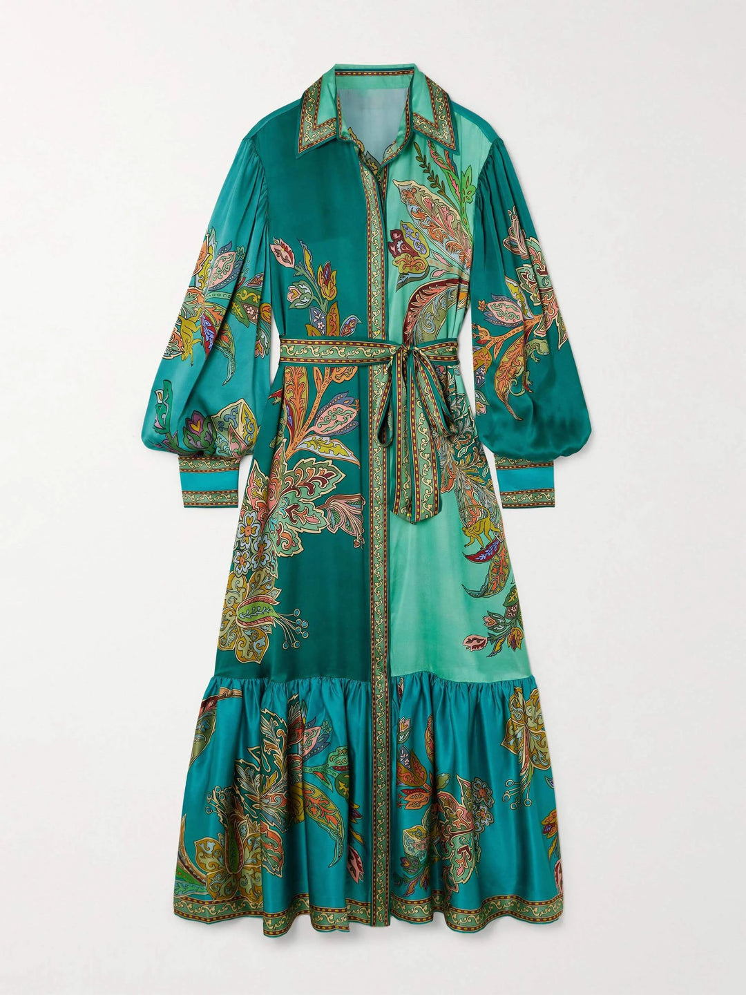Navy blue maxi dress with belted waist, flowy design, and intricate details perfect for a casual chic look.