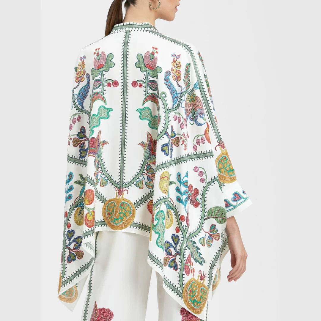 Bohemian-inspired spring set featuring Aryiah stones, tassels, and intricate patterns for a versatile look.