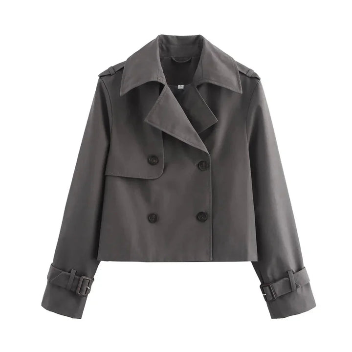 "Men's Jamia short jacket in Grey, a versatile outerwear piece crafted from high-quality fabric, suitable for daily wear with…